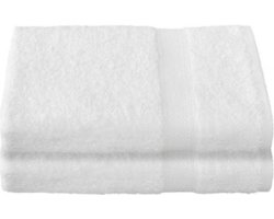 De Witte Lietaer Badhanddoek Stephanie 70 X 140 Cm Wit 2 Stuks