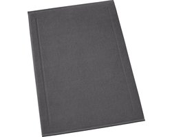 De Witte Lietaer Badmat Contessa, Dark Grey - 60 x 100 cm - Katoen