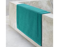 De Witte Lietaer Badmat Contessa, Lake Green - 60 x 60 cm - Katoen