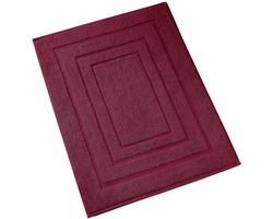 De Witte Lietaer Badmat Pacifique Beet Red - 60 x 100 cm - Rood - Katoen