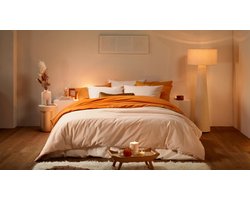 De Witte Lietaer Cleo Dekbedovertrek - Tweepersoons - 200x200/220 cm - Katoen Flanel