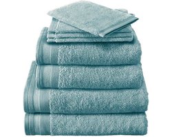 De Witte Lietaer Contessa Douchelaken - - 70x140 cm - Set van 2 - Oxyde