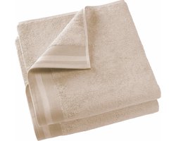 De Witte Lietaer Contessa - Douchelaken - 70x140 cm - Set van 2 - Sand