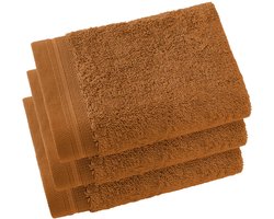 De Witte Lietaer Contessa - Gastendoekjes - 40x60 cm - Set van 3 - Caramel
