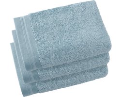 De Witte Lietaer Contessa - gastendoekjes (set van 3) - Set van 3 - 40x60 cm - Ice Blue