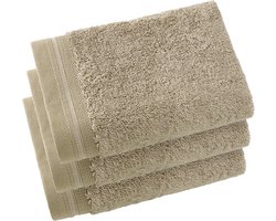 De Witte Lietaer contessa - gastendoekjes (set van 3) - Set van 3 - 40x60 cm - Taupe
