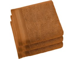 De Witte Lietaer Contessa - Handdoek - 50x100 cm - Set van 3 - Caramel