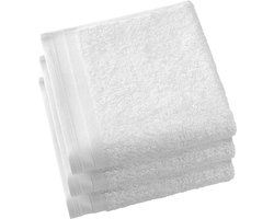 De Witte Lietaer Contessa - Handdoek - 50x100 cm - Set van 3 - White