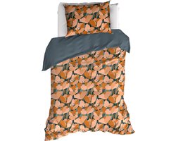 De Witte Lietaer Dekbedovertrek Aria, June Bug - 140 x 200/220 - Katoen Percal