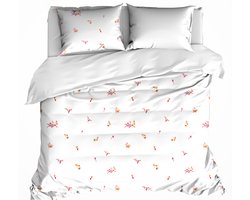 De Witte Lietaer Dekbedovertrek Fiorello Sunkiss - 260 x 240 + 2 st. 60 x 70 cm - Katoen Satijn