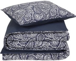 De Witte Lietaer Dekbedovertrek Igor, Royal Blue - 140 x 200/220 - Katoen Percal