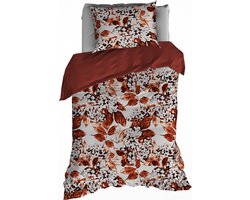 De Witte Lietaer Dekbedovertrek Katoen Flanel, Mimulus - 140 x 200/220 + 60 x 70 cm