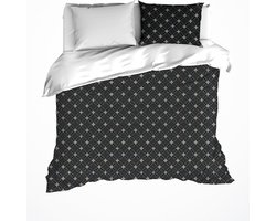De Witte Lietaer Dekbedovertrek Katoen Satijn Hero - Tweepersoons - 200 x 200/220 cm - Blauw