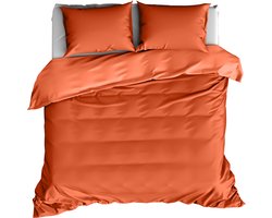 De Witte Lietaer Dekbedovertrek Katoen Satijn Olivia - Hotelmaat - 260 x 240 cm - Oranje