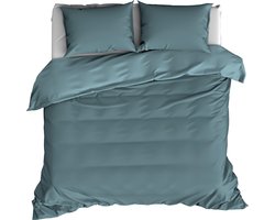 De Witte Lietaer Dekbedovertrek, Olivia Arctic - 200 x 200/220 + 2x 60 x 70 cm - Katoen Satijn