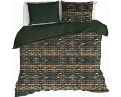 De Witte Lietaer Dekbedovertrek Rufus Khaki - Hotelmaat - 260 x 240 cm - Katoen Flanel