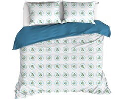 De Witte Lietaer Dekbedovertrek Saga, Exotic Plume - 240 x 220 - Katoen Percal