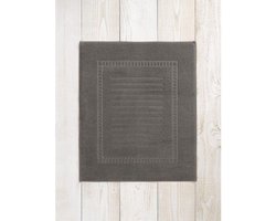 De Witte Lietaer Dolce Badmat steeple grey / grijs 70 x 60 cm