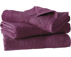 De Witte Lietaer Douchelakens Helene Beet Red 70 x 140 cm - 3 stuks - Katoen