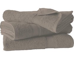 De Witte Lietaer Douchelakens Helene Humus 70 x 140 cm - 3 stuks - Katoen
