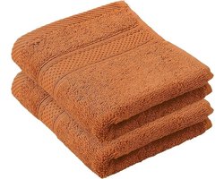 De Witte Lietaer DWL Gastendoek Stephanie Caramel set 2 stuks 30x50cm
