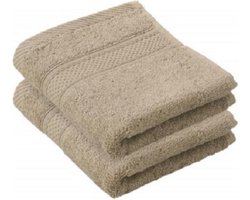 De Witte Lietaer DWL Gastendoek Stephanie Humus set 2 stuks 30x50cm