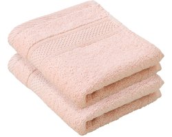 De Witte Lietaer Gastendoekje Stephanie Almond Blossom - 30 x 50 cm - 2 stuks - Roze - Katoen