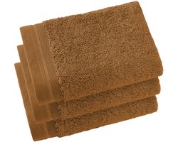 De Witte Lietaer Gastendoekjes Contessa, Caramel - 40 x 60 cm - 3 stuks - Katoen