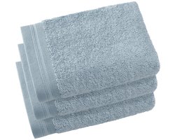 De Witte Lietaer Gastendoekjes Contessa, Ice Blue - 40 x 60 cm - 3 stuks - Katoen