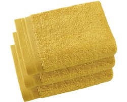 De Witte Lietaer Gastendoekjes Contessa Ochre 40 x 60 cm - 3 stuks - Katoen