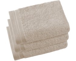 De Witte Lietaer Gastendoekjes Contessa, Sand - 40 x 60 cm - 3 stuks - Katoen