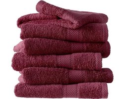 De Witte Lietaer Gastendoekjes, Helene Beet Red - 30 x 50 cm - 6 stuks - Katoen