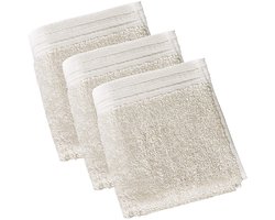De Witte Lietaer Gastendoekjes Imagine Birch Beige - set 3 stuks - 30 x 50 cm - Beige - Katoen