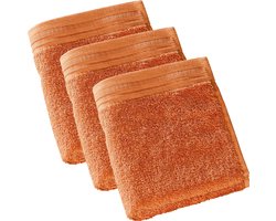 De Witte Lietaer Gastendoekjes Imagine Dusty Orange - set 3 stuks - 30 x 50 cm - Oranje - Katoen