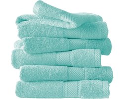 De Witte Lietaer Handdoeken Helene Plume 50 x 100 cm - 6 stuks - Katoen