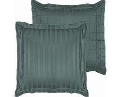 De Witte Lietaer Kussensloop Zygo 60 X 70 Cm Katoen Groen