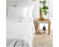 De Witte Lietaer Lakenset Olivia - Eenpersoons - 180 x 280 cm - Wit - Satijnkatoen