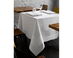 De Witte Lietaer Luna-A Tafelkleed met 8 Servetten 160 x 310 cm