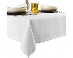 De Witte Lietaer Tafellaken Gibson - Polyester - 145x220 cm - Wit