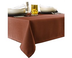 De Witte Lietaer Tafellaken Rond, Terracotta - Ø 190 cm - 100% Polyester