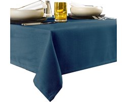 De Witte Lietaer Tafellaken Rond, Turks Blauw - Ø 170 cm - 100% Polyester