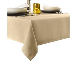 De Witte Lietaer Tafellaken Rond, Zand- Ø 190 cm - 100% Polyester