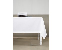 De Witte Lietaer Tafellaken, Sonora Wit - 160 x 310 cm - 100% Katoen