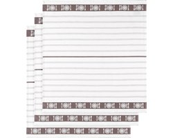 De Witte Lietaer Theedoek BML, Champignon - 3 stuks - 65 x 65 cm - Katoen