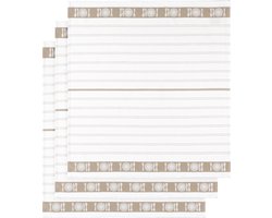 De Witte Lietaer Theedoek BML, Moonlight - 3 stuks - 65 x 65 cm - Katoen