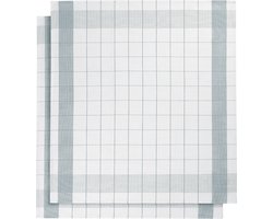 De Witte Lietaer Theedoek Glazendoek - 2 stuks - 68 x 68 cm - Katoen Linnen