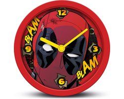 Deadpool - Blam Blam - Bureauklok - Rood - 12cm