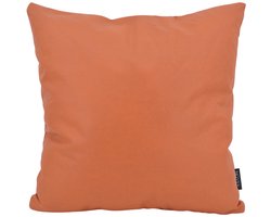 Dean Oranje Kussenhoes | Binnen / Buiten Collectie | 45 x 45 cm | PU Leder / Waterafstotend