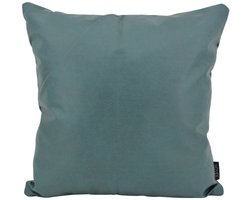 Dean Petrol Kussenhoes | Binnen / Buiten Collectie | 45 x 45 cm | PU Leder / Waterafstotend
