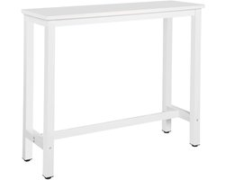 Deboer10.NL - Bartafel - Bar - Barkast - Mancave - Keuken - Balie - Met voetsteun - 120x40x100cm - Licht eiken